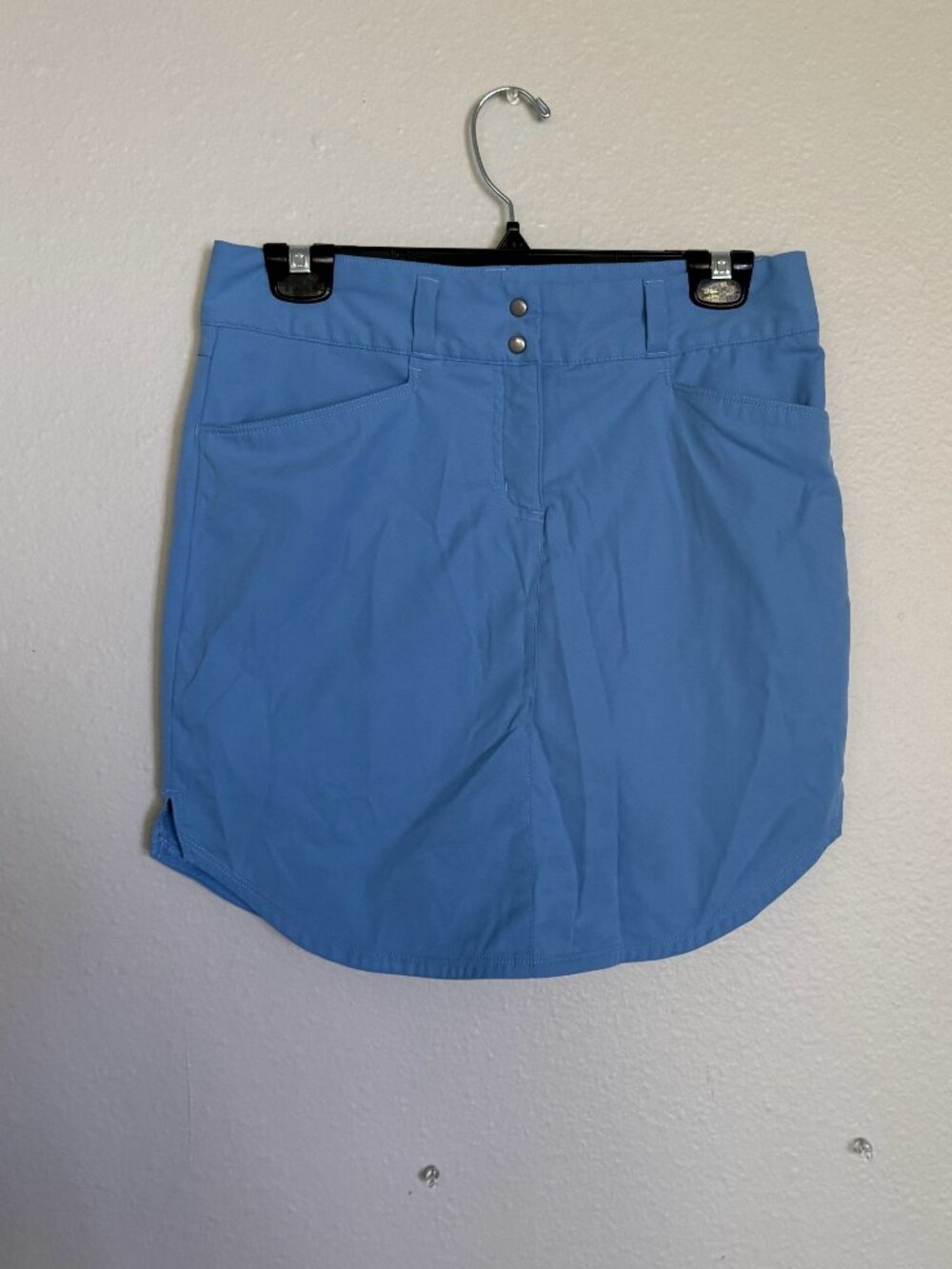 Adidas Golf Skort Women Size 4 Light Blue Climalite Ultimate365 Athletic Mini